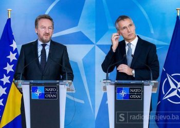 NIJE SE ŠALITI SA PUTINOM! Stoltenberg i Izetbegović se sastaju u sjedištu NATO-a