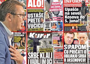 INDUSTRIJA MRŽNJE U SRBIJI Nasumice smo izdvojili sto naslovnica srpskih dnevnih novina i analizirali njihovu novinsku scenu