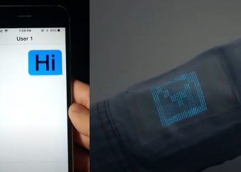ODJEĆA BUDUĆNOSTI: Svjetleća tkanina kao digitalni ekran