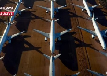 ZBOG KORONE: Avioni prizemljeni na velikom australijskom parkiralištu vrijede devet milijardi dolara