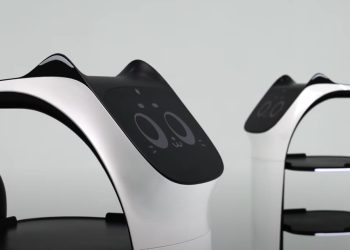 CRNA MAČKA, BIJELI ROBOT:  Roboti s mačjim licem pomažu konobarima, dostavljaju im jela za posluživanje