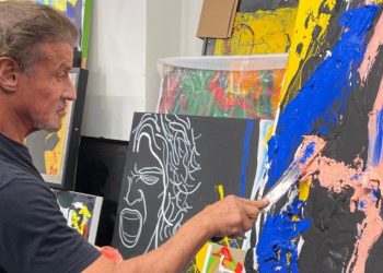 MOŽDA JE TREBAO BITI SLIKAR:  Stallone nije samo glumac, otvorio je svoju izložbu u Njemačkoj
