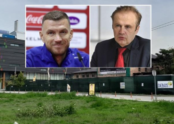 KAPITEN “ZMAJEVA“ MJENJA DRES – IGRA ZA „ZELENE TERMITE“: Edin Džeko i Amer Bukvić grade zgradu kod SCC-a