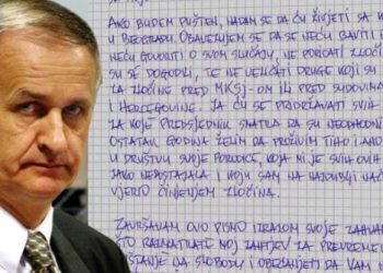 „KRIV SAM, ŽAO MI JE ZA SREBRENICU“: Pročitajte pismo zločinca, šefa Drinskog korpusa